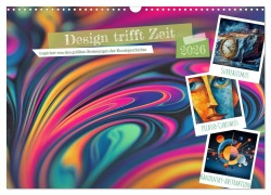 Cover-Bild zum Titel 'Design trifft Zeit (Wandkalender 2026 DIN A3 quer), CALVENDO Monatskalender' von 'Steffen Gierok-Latniak'