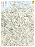 Cover-Bild zum Titel 'ADAC LänderKarte Deutschland 1:650 000, plano in Hülse' von ''