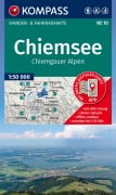 Cover-Bild zum Titel 'KOMPASS Wanderkarte 10 Chiemsee, Chiemgauer Alpen 1:50.000' von ''