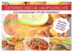 Cover-Bild zum Titel 'Österreichische Hauptgerichte. Küchenkalender mit den Klassikern! (Tischkalender 2026 DIN A5 quer), CALVENDO Monatskalender' von 'Rose Hurley'