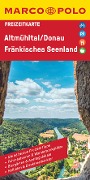 Cover-Bild zum Titel 'MARCO POLO Freizeitkarte 36 Altmühltal, Donau, Fränkisches Seenland 1:110.000' von ''