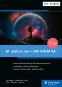 Cover-Bild zum Titel 'Migration nach SAP S/4HANA' von 'Frank Densborn, Frank Finkbohner, Martina Höft, Petra Klöß, Kim Mathäß'