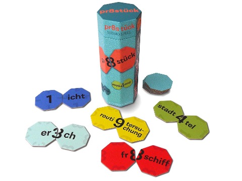 Prachtstück /Pr8stück. Das Memospiel mit der Zahl im Wort - 