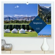 Cover-Bild zum Titel 'Kirgistan - Traumhafte Landschaften (hochwertiger Premium Wandkalender 2026 DIN A2 quer), Kunstdruck in Hochglanz' von ''
