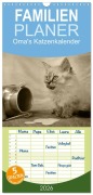 Cover-Bild zum Titel 'Familienplaner 2026 - Oma's Katzenkalender 2026 mit 5 Spalten (Wandkalender, 21 x 45 cm) CALVENDO' von 'Sylvia Säume'