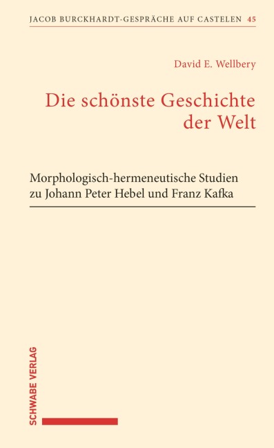Die schönste Geschichte der Welt - David E. Wellbery