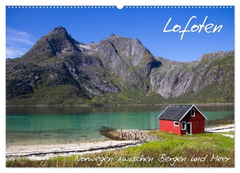 Lofoten - Norwegen zwischen Bergen und Meer (Wandkalender 2025 DIN A2 quer), CALVENDO Monatskalender - Frauke Gimpel