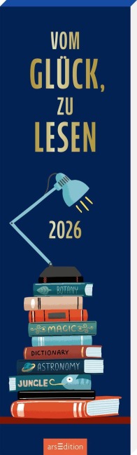 Lesezeichenkalender Vom Glück, zu lesen 2026 - 