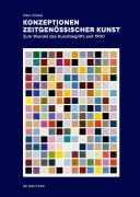 Cover-Bild zum Titel 'Konzeptionen zeitgenössischer Kunst' von 'Hans Dickel'