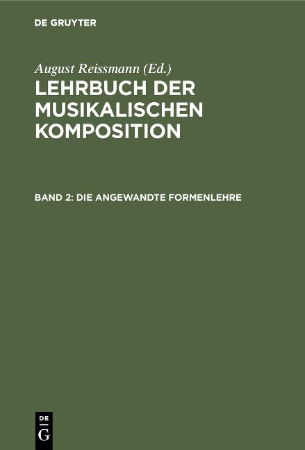 Die angewandte Formenlehre - 