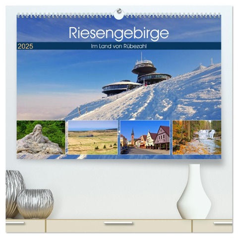 Riesengebirge - Im Land von Rübezahl (hochwertiger Premium Wandkalender 2025 DIN A2 quer), Kunstdruck in Hochglanz - LianeM LianeM