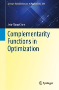 Cover-Bild zum Titel 'Complementarity Functions in Optimization' von 'Jein-Shan Chen'
