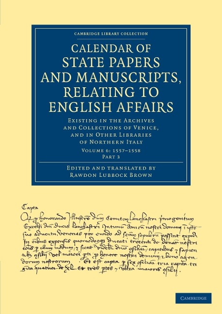 Calendar of State Papers and Manuscripts, Relating to English Affairs - 