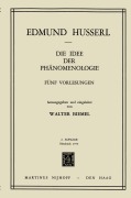 Cover-Bild zum Titel 'Die Idee der Phänomenologie' von 'W. Biemel, Edmund Husserl'