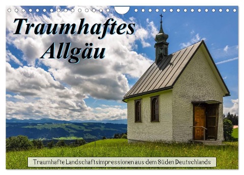 Traumhaftes Allgäu (Wandkalender 2024 DIN A4 quer), CALVENDO Monatskalender - Marcel Wenk