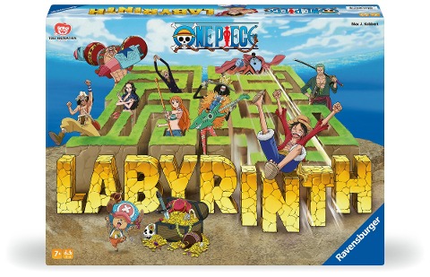 One Piece Labyrinth - Gesellschaftsspiel & Brettspiel ab 7 Jahre - Max J. Kobbert