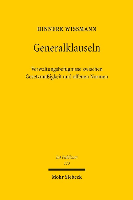 Generalklauseln - Hinnerk Wißmann