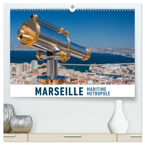 Marseille Maritime Metropole (hochwertiger Premium Wandkalender 2025 DIN A2 quer), Kunstdruck in Hochglanz - Martin Ristl