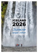 Iceland Calendar 2026 - Discover unique nature - UK Version (Wall Calendar 2026 DIN A3 portrait), CALVENDO 12 Month Wall Calendar - Dirk Vonten