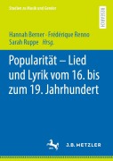 Cover-Bild zum Titel 'Popularität - Lied und Lyrik vom 16. bis zum 19. Jahrhundert' von ''