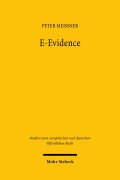 Cover-Bild zum Titel 'E-Evidence' von 'Peter Meißner'