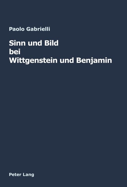 Sinn und Bild bei Wittgenstein und Benjamin - Paolo Gabrielli