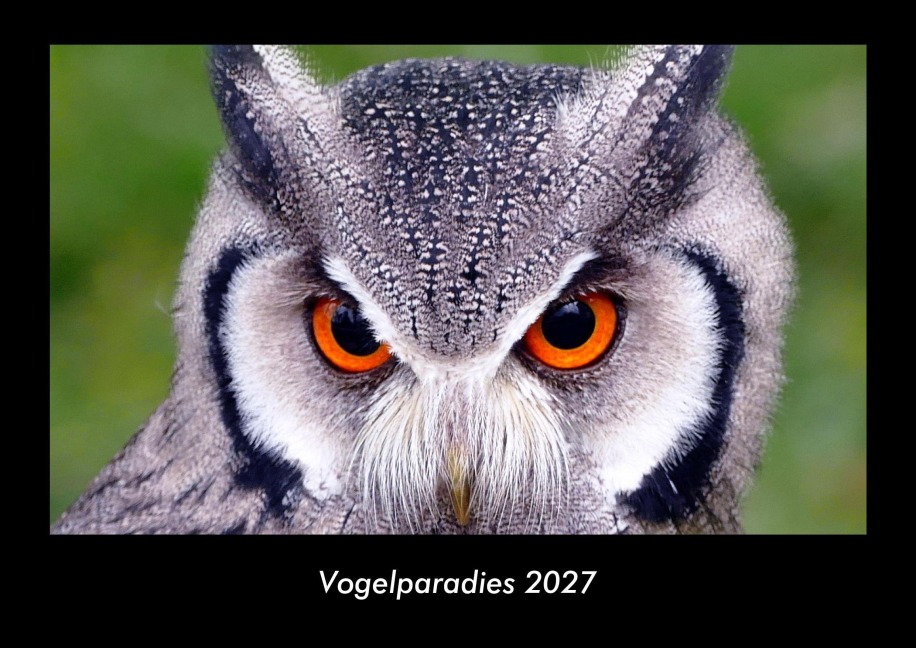 Vogelparadies 2027 Fotokalender DIN A3 - Tobias Becker