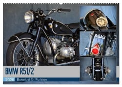 Cover-Bild zum Titel 'BMW R 51/2 (Wandkalender 2026 DIN A2 quer), CALVENDO Monatskalender' von 'Ingo Laue'