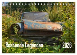 Cover-Bild zum Titel 'Rostende Legenden (Tischkalender 2026 DIN A5 quer), CALVENDO Monatskalender' von 'Martin Bittner'