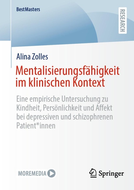 Mentalisierungsfähigkeit im klinischen Kontext - Alina Zolles