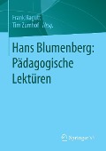 Cover-Bild zum Titel 'Hans Blumenberg: Pädagogische Lektüren' von ''