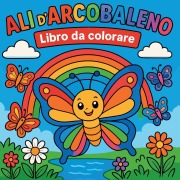 Cover-Bild zum Titel 'Ali d'Arcobaleno - Libro da colorare' von 'Chris Martin'