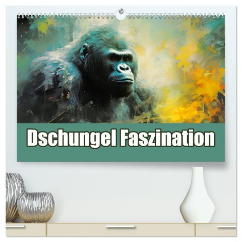 Dschungel Faszination (hochwertiger Premium Wandkalender 2025 DIN A2 quer), Kunstdruck in Hochglanz - Liselotte Brunner-Klaus