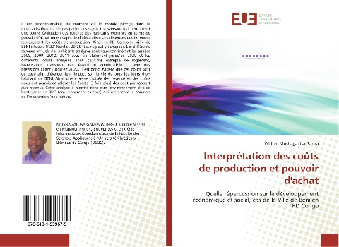 Interprétation des coûts de production et pouvoir d'achat - Wilfred Mushagalusa Ganza