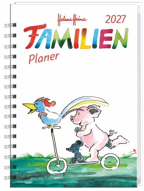 Helme Heine: Familienplaner-Buch A5 2027 - Heine Helme