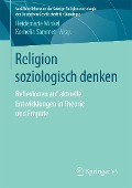 Cover-Bild zum Titel 'Religion soziologisch denken' von ''