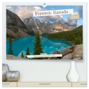 Cover-Bild zum Titel 'Fernweh Kanada - Naturerlebnis Rocky Mountains (hochwertiger Premium Wandkalender 2026 DIN A2 quer), Kunstdruck in Hochglanz' von 'Alfotokunst Alfotokunst'