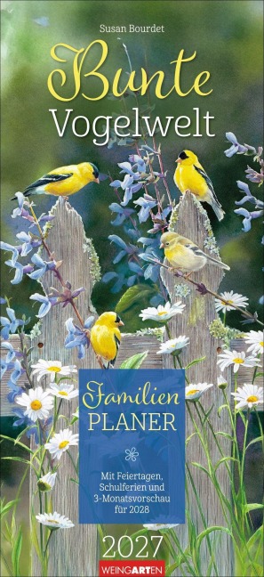 Bunte Vogelwelt Familienplaner 2027 - 