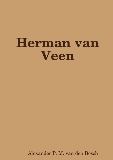 Herman van Veen - Alexander P. M. van den Bosch