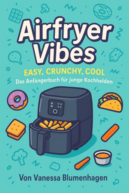 Airfryer Vibes - Easy, Crunchy, Cool: Das Anfängerbuch für junge Kochhelden - Vanessa Blumenhagen