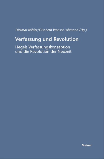 Verfassung und Revolution - 