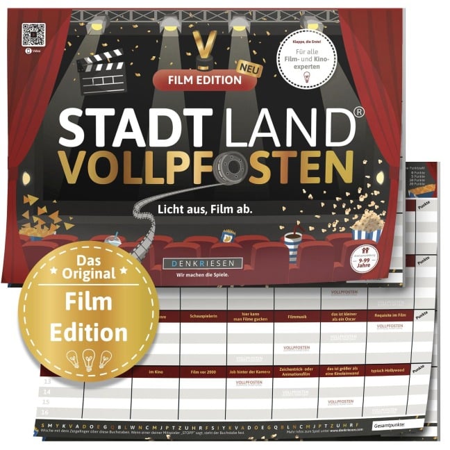 DENKRIESEN - STADT LAND VOLLPFOSTEN® - FILM EDITION - "Licht aus, Film ab." - A4 - Denis Görz, Ricardo Barreto