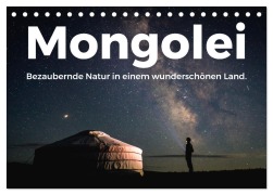 Cover-Bild zum Titel 'Mongolei - Bezaubernde Natur in einem wunderschönen Land. (Tischkalender 2026 DIN A5 quer), CALVENDO Monatskalender' von 'M. Scott'