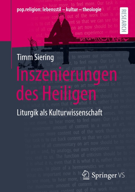 Inszenierungen des Heiligen - Timm Siering