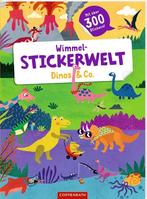 Wimmel-Stickerwelt - Dinos & Co. - 