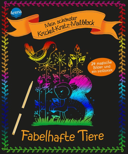 Mein schönster Krickel-Kratz-Malblock. Tiere - Nicola Dehmer