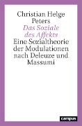 Cover-Bild zum Titel 'Das Soziale des Affekts' von 'Christian Helge Peters'