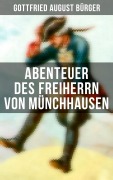 Cover-Bild zum Titel 'Abenteuer des Freiherrn von Münchhausen' von 'Gottfried August Bürger'