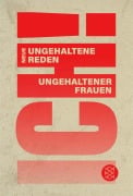 Cover-Bild zum Titel 'ICH! Ungehaltene Reden ungehaltener Frauen' von 'Julia Blando, Maya Alou'