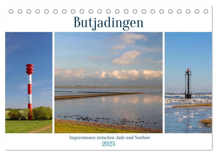 Butjadingen. Impressionen zwischen Jade und Nordsee (Tischkalender 2025 DIN A5 quer), CALVENDO Monatskalender - Steffani Lehmann